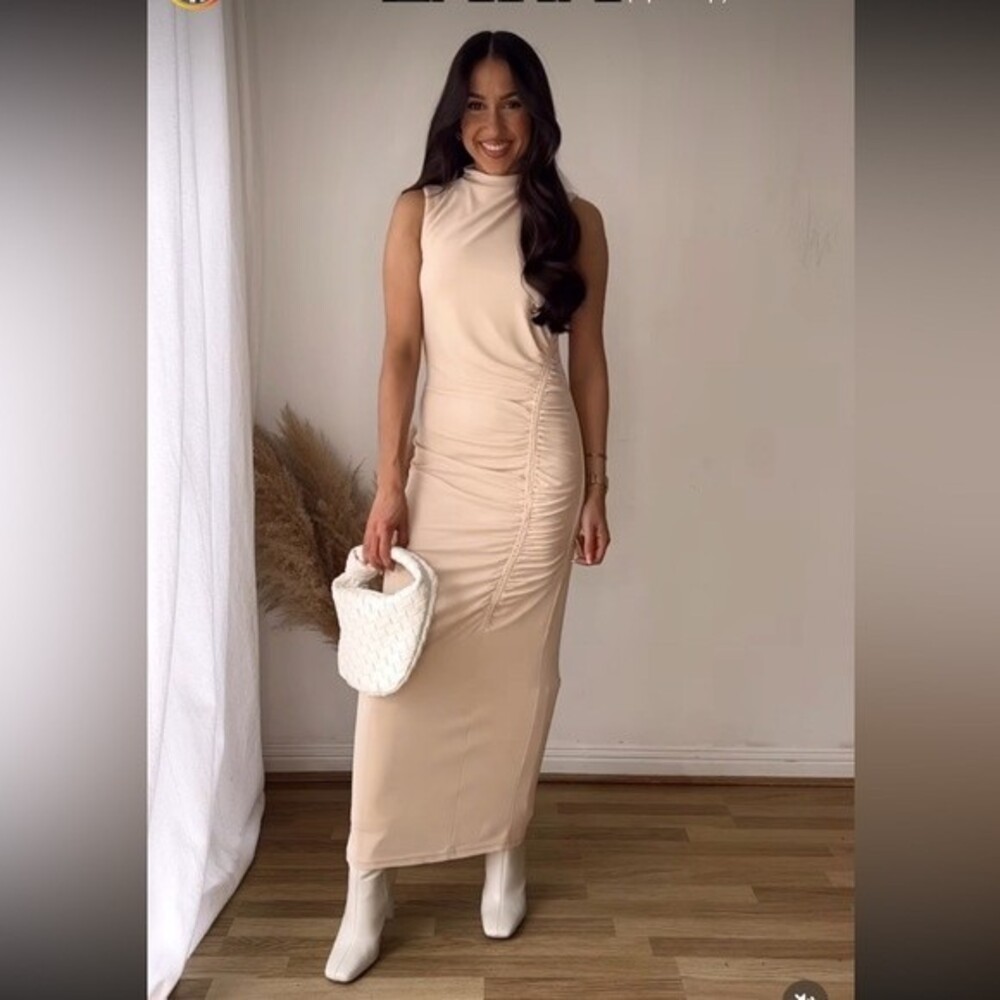 ZARA DRAPED DRESS
